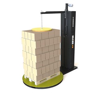 Ecomat Plus - Envolvedora de mesa giratória